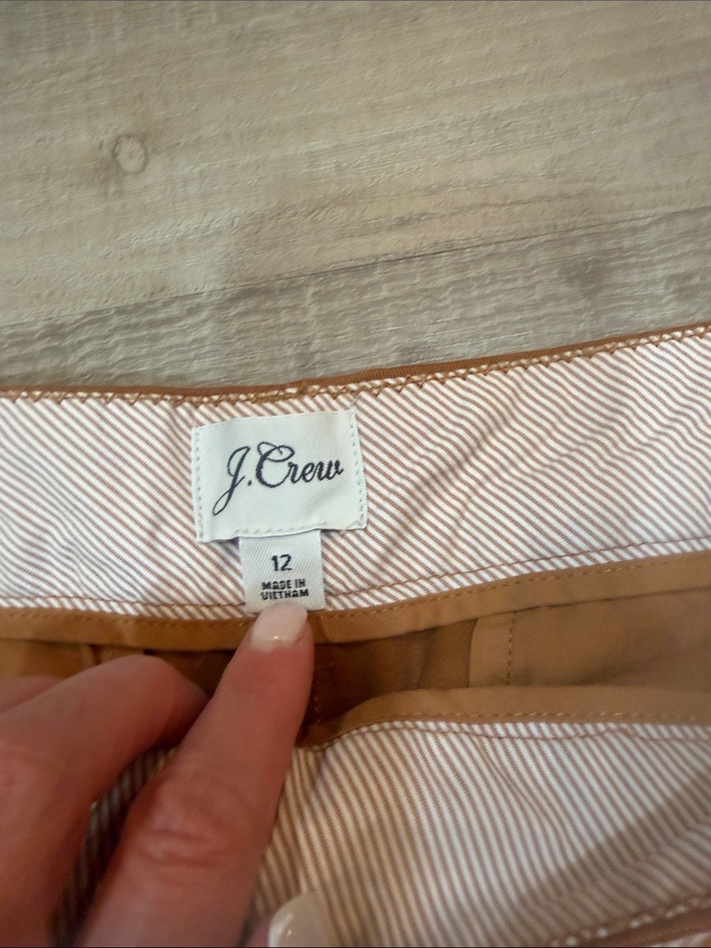 J. Crew 5 Pairs of Cotton Chino Shorts, Size 12 - Picture 6 of 9